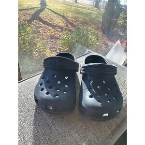 Kids Crocs Classic Clog Shoes Navy Blue C7 Toddler Slip On